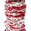10mm RED & WHITE Plastic Link Chain X 20mtr Reel -Router Shop 10mm red white plastic link chain x 20mtr reel