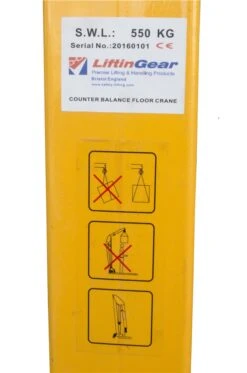 550kg Counterbalance Floor Crane -Router Shop 550kg counterbalance floor crane 3