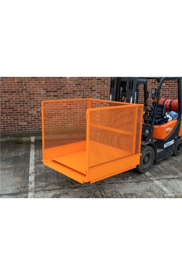 Crane Pallet Fork Cage 4 Crane Pallet Fork Cage - Image 2