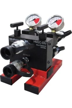 Hi-Force 2-way Controlled Manifold C/w 2mtr Hoses