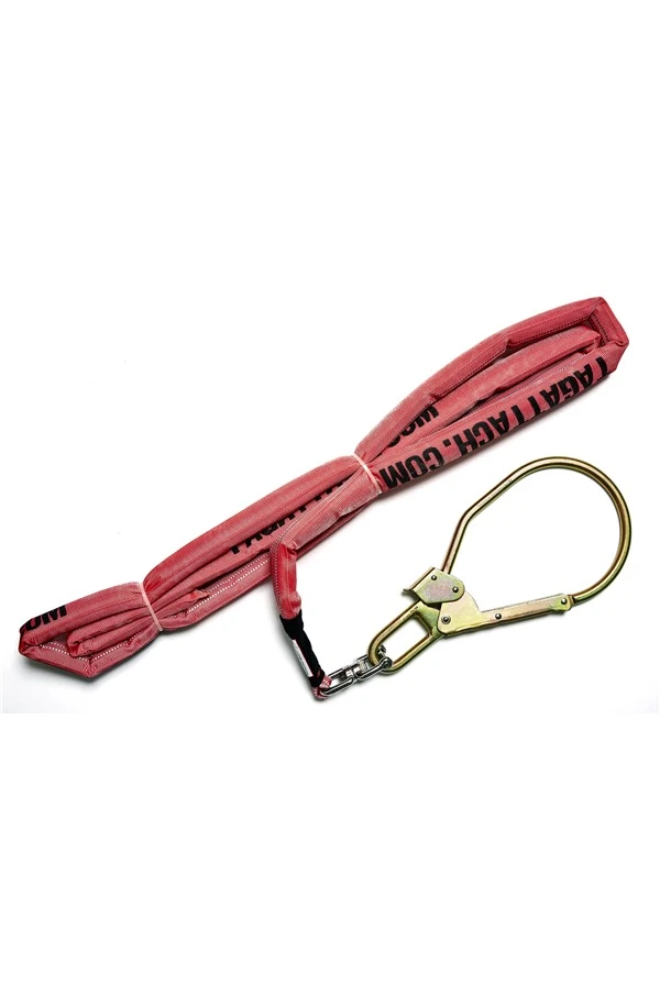 TAGATTACH 50mm Grip Rope Tag Line C/w Steel Tower Hook 3 TAGATTACH 50mm Grip Rope Tag Line C/w Steel Tower Hook
